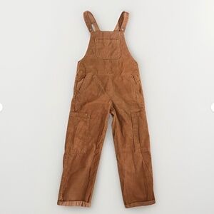 H&M | Corduroy Cropped Overalls Unisex Kids Boys Girls Size 10 Adjustable Straps